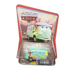 Disney Pixar The World of Cars Pit Crew Member Fillmore 37 Hippy Diecast Car